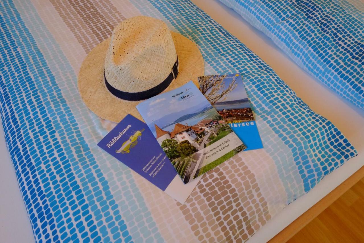Ferienzimmer Zuelli Erlach Exteriör bild